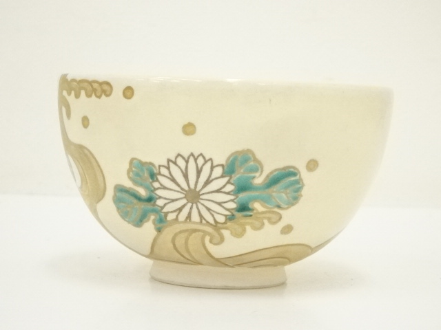 茶道具 京焼 雲錦茶碗 小碗 時代物(LC727) 道具 ] - 道具 京焼 世々窯 寿山造 雲錦茶碗（共箱） | ネットショップ